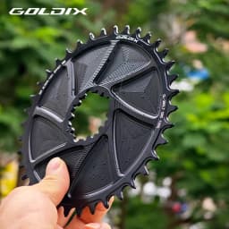 GOLDIX 3-Bolt MTB/Road Bike Chainring Wide and Narrow Teeth AERO Chainring CNC Hollow Cutting Machining for SRAM 3 Bolt Crankset