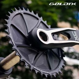 GOLDIX 3-Bolt MTB/Road Bike Chainring Wide and Narrow Teeth AERO Chainring CNC Hollow Cutting Machining for SRAM 3 Bolt Crankset