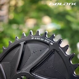 GOLDIX 3-Bolt MTB/Road Bike Chainring Wide and Narrow Teeth AERO Chainring CNC Hollow Cutting Machining for SRAM 3 Bolt Crankset