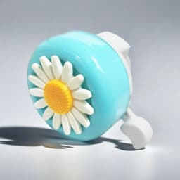 Pink/Red/Blue Flower Bicycle Bell Cute Floral Bike Horn Easy Install Cycling Accessories for Girls Women Kids Bike Ornaments