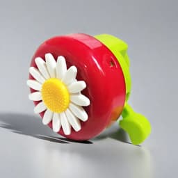 Pink/Red/Blue Flower Bicycle Bell Cute Floral Bike Horn Easy Install Cycling Accessories for Girls Women Kids Bike Ornaments