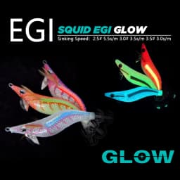 LETOYO 2.5# 3.0# 3.5# squid bait Luminous squid Jig Fishing Lure Artificial bait For Webfoot Octopus Cuttlefish sea fishing lure