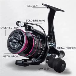 Professional Ultra Light Metal/EVA Left/Right Hand Swap Fishing Reel Grip 5.2:1 High 26LB Max Drag Speed Casting Spinning Reel