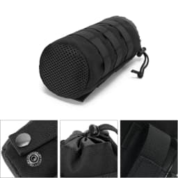 Tactical Molle Water Bottle Bag Outdoor Hiking Camping Drawstring Holder Multifunction Bottle Storage Pouch Pocket