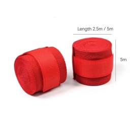 2PCS 2.5 or 5M Boxing Training Bandages Cotton Sports Bandages Sanda Kick Boxing Mma Hand Gloves Wraps Belt Boxing Sports Strap