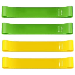 1/2/4 pcs Yoga Resistance Rubber Bands Fitness Elastic Bands Gym Strength Training Pilates Latex Elastic Bands Indoor Equipment