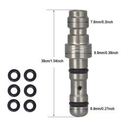 Stainless Steel Filling Probe Quick Charging Adapter Valve 8mm Fill Nipple or 1/8BSPP Thread for High Pressure Air