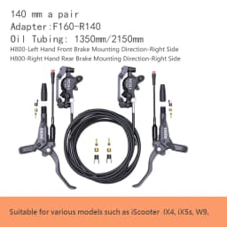 XOD H800/H880 Electric Scooter Hydraulic Oil Brake for IScooter IX4, IX5s W9 Electric Scooter Hydraulic Disc Brake
