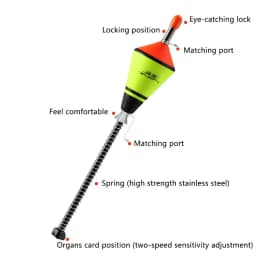 Automatic Fishing Float Long Professional Water Drop for Carp Nano EVA Tackle Night Light Bobber Luminous Floating Accessories