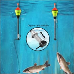 Automatic Fishing Float Long Professional Water Drop for Carp Nano EVA Tackle Night Light Bobber Luminous Floating Accessories
