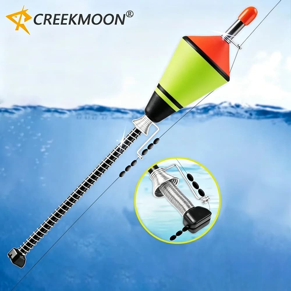Automatic Fishing Float Long Professional Water Drop for Carp Nano EVA Tackle Night Light Bobber Luminous Floating Accessories