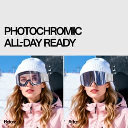 Kapvoe Flip Over Magnetic Snow Goggles Photochromic Ski Men Snowmobile Anti-Fog Snowboard Goggles Women Ski Equipment UV400