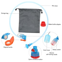 Water Bottle Drink Tube Hose Hydration Bladder Reservoir Pack Backpack System Hose Kit drink tube kit Drink tube hose