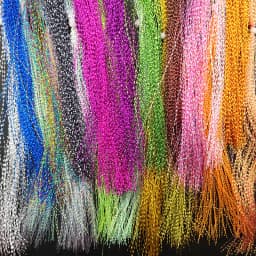 Lunker Fly Fishing Tinsel Twisted Strand String Line Tying Flash Crystal Shining DIY Material Assist Hooks Lure Flies