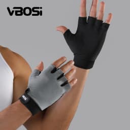 VBOSi Lightweight Anti Slip Sports Gloves for Men Women Breathable Gym Workout Running Cycling Outdoor Activities