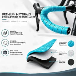 SEER Road Bike Handlebar Tape EVA Thick Soft & Anti-Slip Comfortable Shockproof Bike Grip Tape for Handlebars Bicycle Accessorie