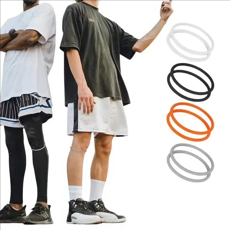 2PCS Patellar Tendon Knee Strap Breathable Elastic Anti Slip Multi Function Stabilizer Support Brace for Tennis Volleyball Squat