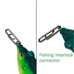 30pcs Fishing Interlock Nice Snap Fast Clips Stainless Steel Fishing Barrel Swivel Lure Hook Connector Accessories Pesca