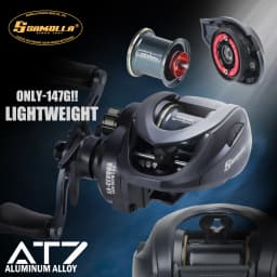 SAMOLLA New Ultralight Baitcasting Reel 149g STB Brake Fishing Reel 7.2 Gear Ratio Saltwater 8+1BB 5KG Power Baitcaster