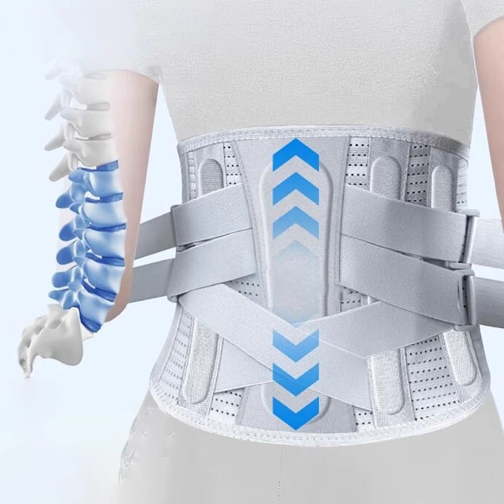 Bionic Spine Design Back Brace for Lower Back Pain, Lumbar Support Belt for Sciatica & Herniated Disc Relief for Men & Women