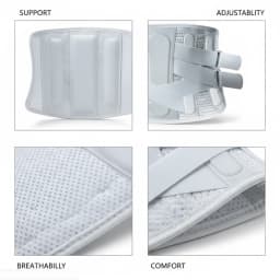 Bionic Spine Design Back Brace for Lower Back Pain, Lumbar Support Belt for Sciatica & Herniated Disc Relief for Men & Women