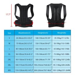 Back Brace and Posture Corrector for Men and Women Back Straightener Posture Corrector Scoliosis & Hunchback Correction Support