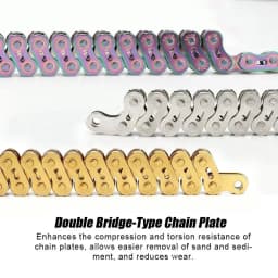 TANKE Bike Single Speed Chains 1 Speed Mountain Bicycle Chain 100L MTB Single Speed Cycling Accesories BMX Chain electric