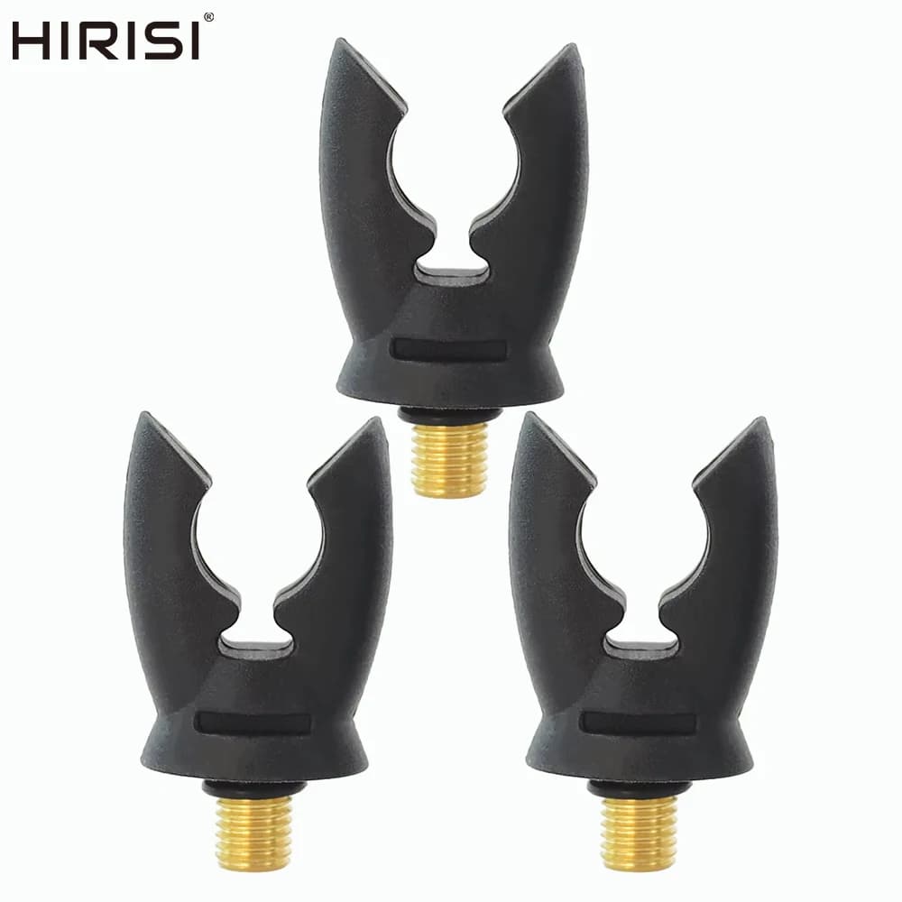 Hirisi 3pcs Carp Fishing Rod Rest Head Rubber Gripper for Fishing Alarm and Buzz Bar AC170 Fishing Accessories