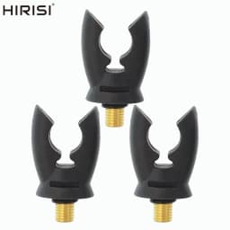 Hirisi 3pcs Carp Fishing Rod Rest Head Rubber Gripper for Fishing Alarm and Buzz Bar AC170 Fishing Accessories