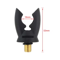 Hirisi 3pcs Carp Fishing Rod Rest Head Rubber Gripper for Fishing Alarm and Buzz Bar AC170 Fishing Accessories