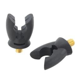 Hirisi 3pcs Carp Fishing Rod Rest Head Rubber Gripper for Fishing Alarm and Buzz Bar AC170 Fishing Accessories