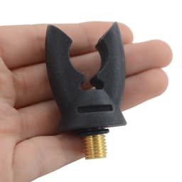 Hirisi 3pcs Carp Fishing Rod Rest Head Rubber Gripper for Fishing Alarm and Buzz Bar AC170 Fishing Accessories