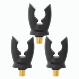 Hirisi 3pcs Carp Fishing Rod Rest Head Rubber Gripper for Fishing Alarm and Buzz Bar AC170 Fishing Accessories