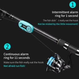 Universal Electronic Fishing Alarm Sea Fish Bite Alarm Sound LED Light Energy Saving Bulb for Clips On Sea Fishing Rod Equipment