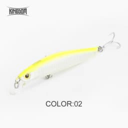 Kingdom Floating Minnow Fishing Lure 120mm 23g 130mm 30g Artificial Sea Fishing Hard Wobbler for Bass Trout Saltwater Fishiing