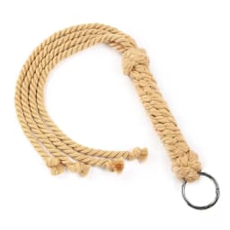 Premium Woven Horse Riding Crop with Detachable Metal Ring Equestrian Training Tool