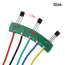1 Pcs Electric Vehicles Motor Hall Sensor With Board Cable 3144 / 3413 Hall Part Electric Vehicle Hall Welding Circuit Board