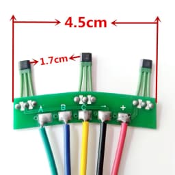 1 Pcs Electric Vehicles Motor Hall Sensor With Board Cable 3144 / 3413 Hall Part Electric Vehicle Hall Welding Circuit Board