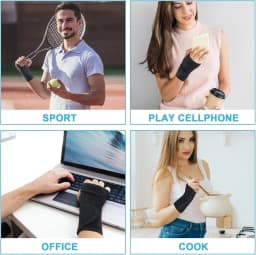 1Pcs Wrist Splint,Carpal Tunnel,Tendonitis and Cushioned Arthritis to Help with Carpal Tunnel and Relieve and Treat Wrist Pain