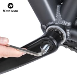 WEST BIKING 10-in-1 Multi-Fuction Bike Tool Kits CRV Steel Magnetic Wrench Allen Keys Set Lightweight Bicycle Repair Tools Kits