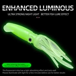 ShareShark 5pcs/set 10cm Bionic Squid Bait Artificial Sea Fishing Lure Outdoor Fishing Accessories