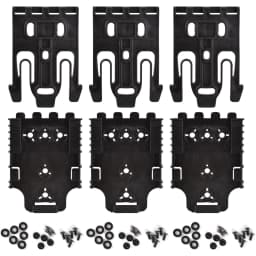 3PCS QLS Kit Quick Locking System Kit, QLS Receiver Plate Platform Attachment for Duty Holster Locking Fork