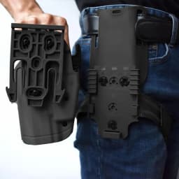 3PCS QLS Kit Quick Locking System Kit, QLS Receiver Plate Platform Attachment for Duty Holster Locking Fork