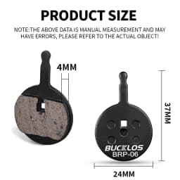 BUCKLOS Resin Disc Brake Pad For SRAM AVID BB5 Wear-resistant Hydraulic Brake Pads MTB Brake Pads for AVID BB5 Cycling Parts