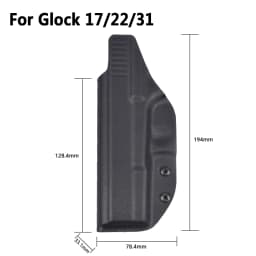 Tactical Concealed Carry IWB Holster Kydex Gun Holster Quick Draw Right Holder For Glock 17 19 43X Taurus G2C TH9 Sig Sauer P365