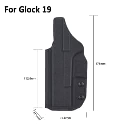 Tactical Concealed Carry IWB Holster Kydex Gun Holster Quick Draw Right Holder For Glock 17 19 43X Taurus G2C TH9 Sig Sauer P365