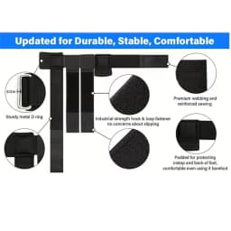 1/2pcs Tibialis Trainer Dumbbell Foot Strap Adjustable Ankle Weights Strap Leg Muscles Strength Training Workout