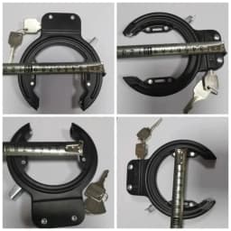 Bicycle Frame Wheel Clamp Lock Maximum Security for Bikes Simple,Fast & Easy To Apply Suitable for Everyday Use,Strong,Reliable
