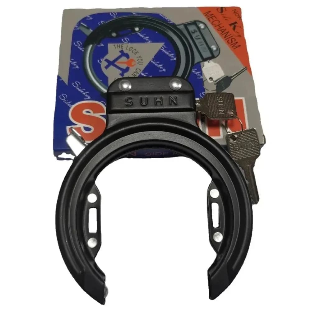 Bicycle Frame Wheel Clamp Lock Maximum Security for Bikes Simple,Fast & Easy To Apply Suitable for Everyday Use,Strong,Reliable