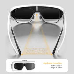 WEST BIKING Polarized Cycling Glasses Fit Over Myopic Sunglasses HD Large Frame Fishing Driving Goggles MTB Road Bike Eyewear